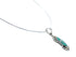 Sterling Silver Turquoise And Opal Inlay Southwestern Italian Snake Chain Necklace Set AX129073